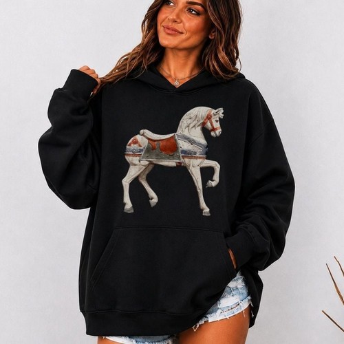 Horse carousel hoodie - horse,