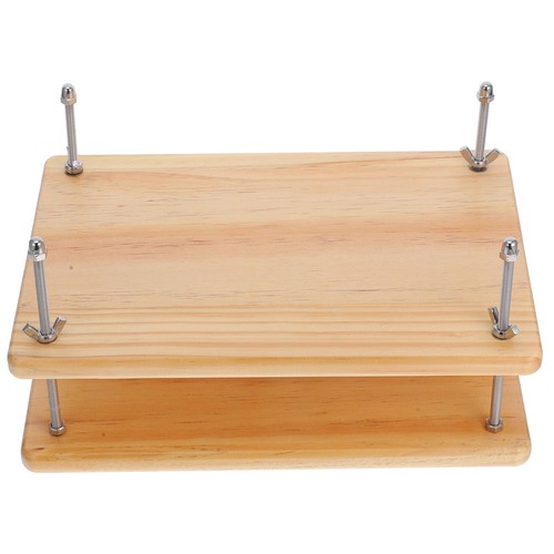 Portable wooden book press - wooden,