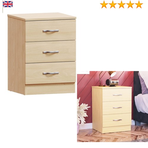 Pine bedside cabinet - pine, 12v