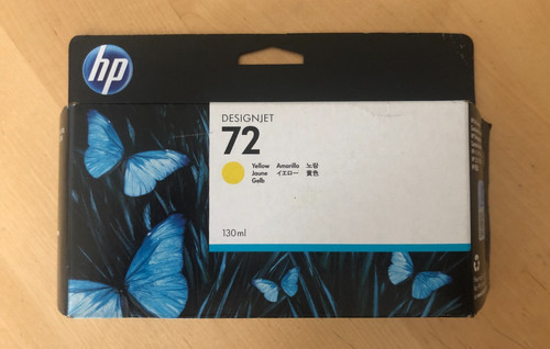 Genuine ink yellow - hp, 72