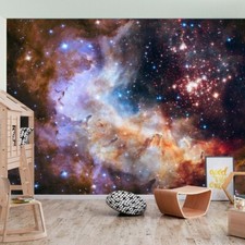 Nebula Cosmo Stars Sky Space Wallpaper Mural Photo Kids Bedroom Home Poster Deco