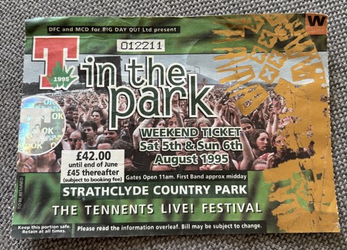 The park 1995 festival - in,