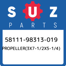58111-98313-019 Suzuki Propeller(3x7-1/2x5-1/4) 5811198313019, New Genuine OEM P
