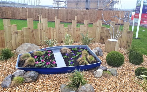 Full size garden boat - garden,