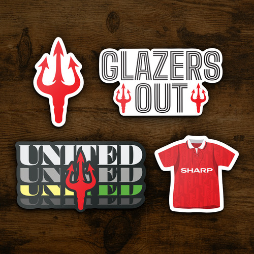 Manchester united stickers - manchester,