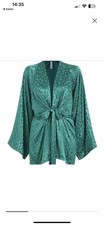 Rat and Boa Green Jacquard Dress Size 12