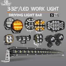 Car LED Work Light Bar Flood Spot Lights Driving Lamp Offroad Truck SUV 4x4 12V