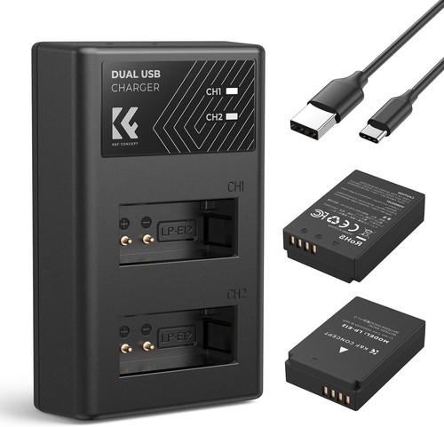 Concept e12 battery - k&f, lp-e12