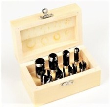 8pc ATE PRO WOOD PLUG CUTTER