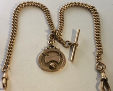 ANTIQUE 9CT ROSE GOLD ALBERT