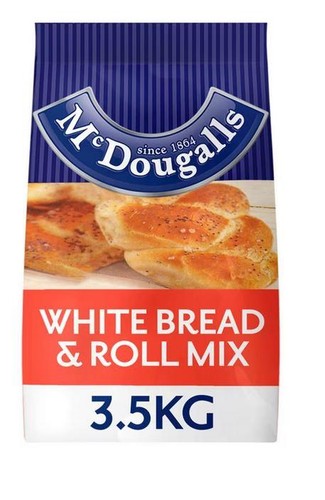 Mcdougalls white bread roll - &,