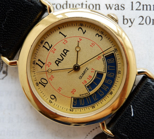Vintage avia swiss eta 955 - swiss, 955.424