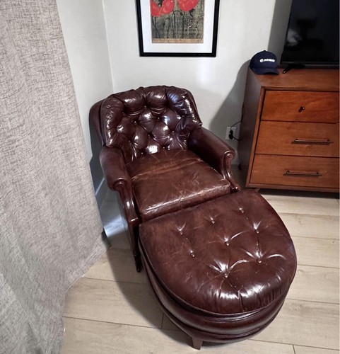 Antique brown leather - antique, club