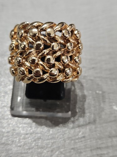 9ct yellow gold - gold, keeper