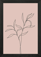 Botanical leaves one line