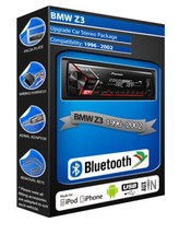 BMW Z3 E36 car radio Pioneer MVH-S320BT stereo Bluetooth Handsfree USB AUX
