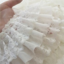 Chiffon Lace Trim 3 layered