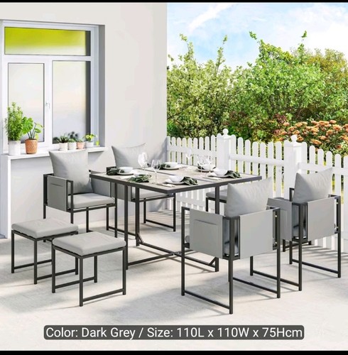 9pc garden dining - 9pc, set