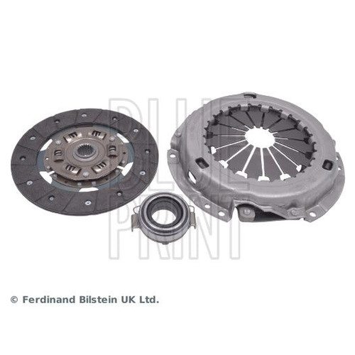 Blue print clutch kit set - blue, 3pc