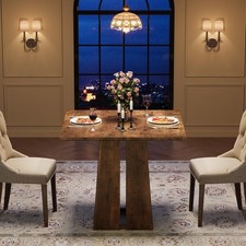 Wooden Square Dining Table for