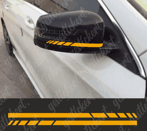 Mirror stripes sticker - mirror,
