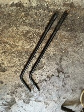 Bolens Speedy Hoe Honda Gx22 Petrol Tiller cultivator Lower handles X 2