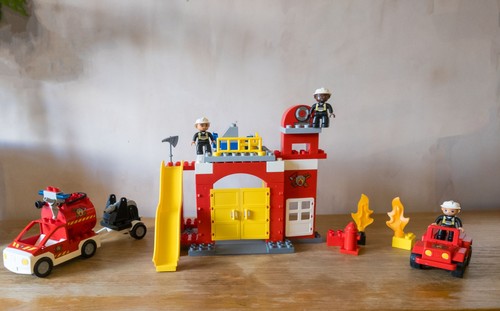 Lego duplo 6168 fire station - duplo,