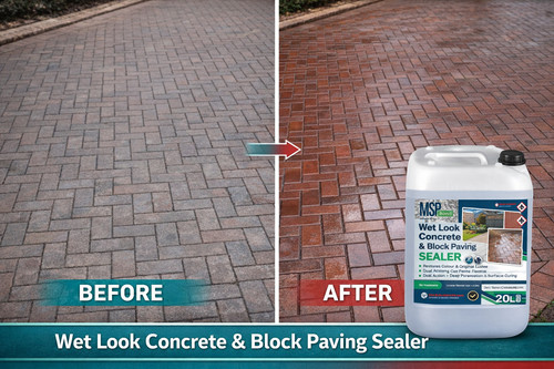 Wet look concrete - concrete, &