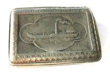 Antique Pewter Snuff Box