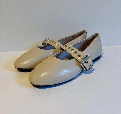 Zara cream faux leather mary - faux,