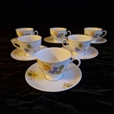 Vintage Seltmann Weiden Bavaria Germany Teacups & Saucers 6 Person 12 Piece Set