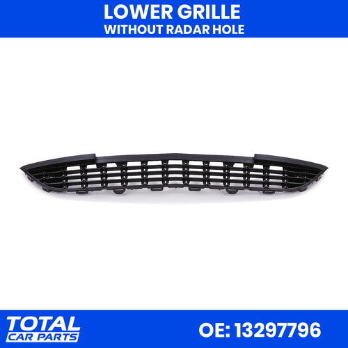 Lower radiator grille o - radiator, w/o
