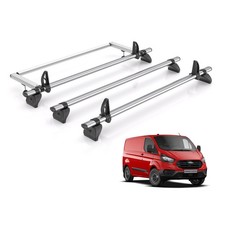 Ford Transit Custom Roof Rack for 2013-2024 GEN1 - 3 Bars & Ladder Roller Rhino