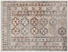 Afghan Maimana Kilim Carpet 170x240 Handwoven Colorful Geometric Handmade 12