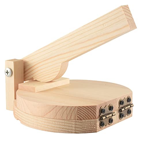 Wood tortilla press dumpling - wood,