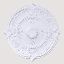 Ceiling Rose Polyurethane Resin – Quality Decorative 'Luxury Lotus' Dia 77cm