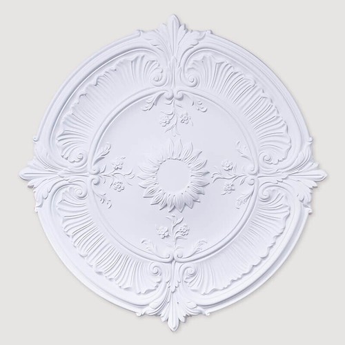Ceiling rose polyurethane - rose,