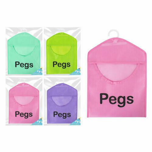 Hanging peg bag hanger - bag, green