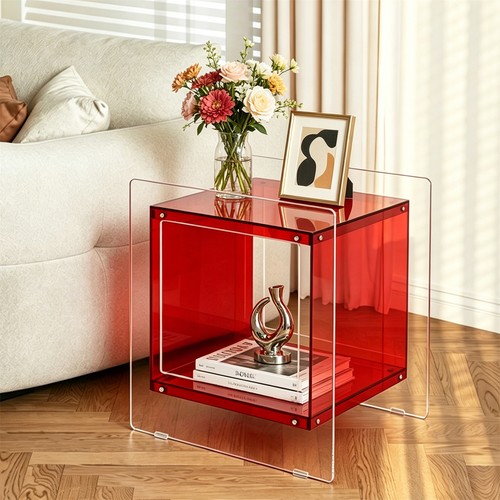 Modern acrylic bedside - modern, end