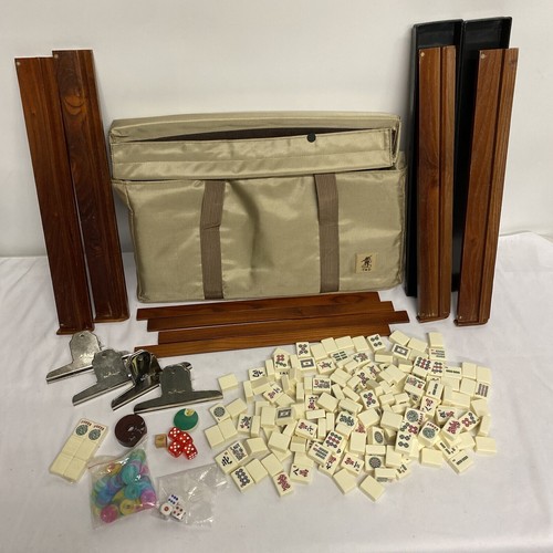 Vintage mahjong travel set - travel,
