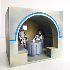CUSTOM CANTINA BOOTH DIORAMA FOR 3.75 IN (1:18) FIGURE