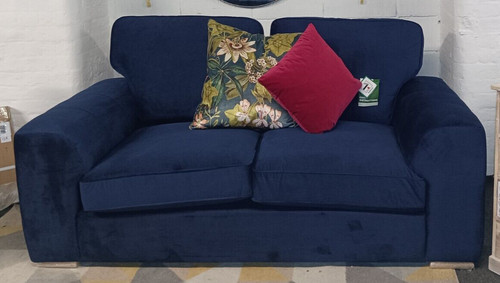 Sofology designer blue velvet - designer,