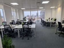 Used White Office Desk With