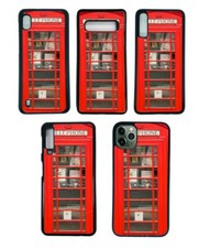 Phone Box phone case cover fits iPhone or Samsung London Red Telephone call