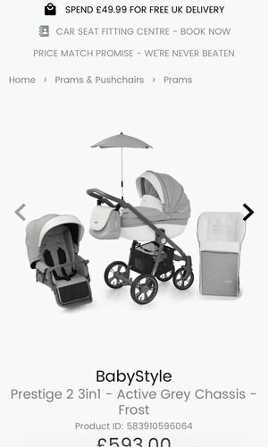 Babystyle prestige 3in1 - prestige, 2