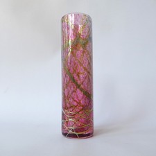 Pink enamel speckled gold