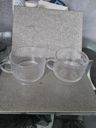 Vintage style embossed - embossed, glass