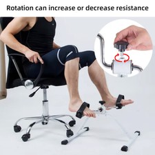 Portable Mini Pedal Exercise Bike Arm Leg Foot Resistance Cycle Pedal Exerciser