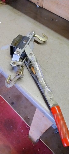 Manual hand cable winch - hand,