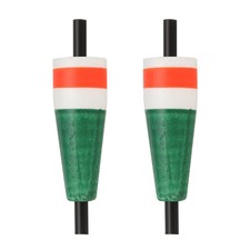 Fishing Floats, 3 Inch Popping Floats Slip Bobbers (2 Pack, Green)